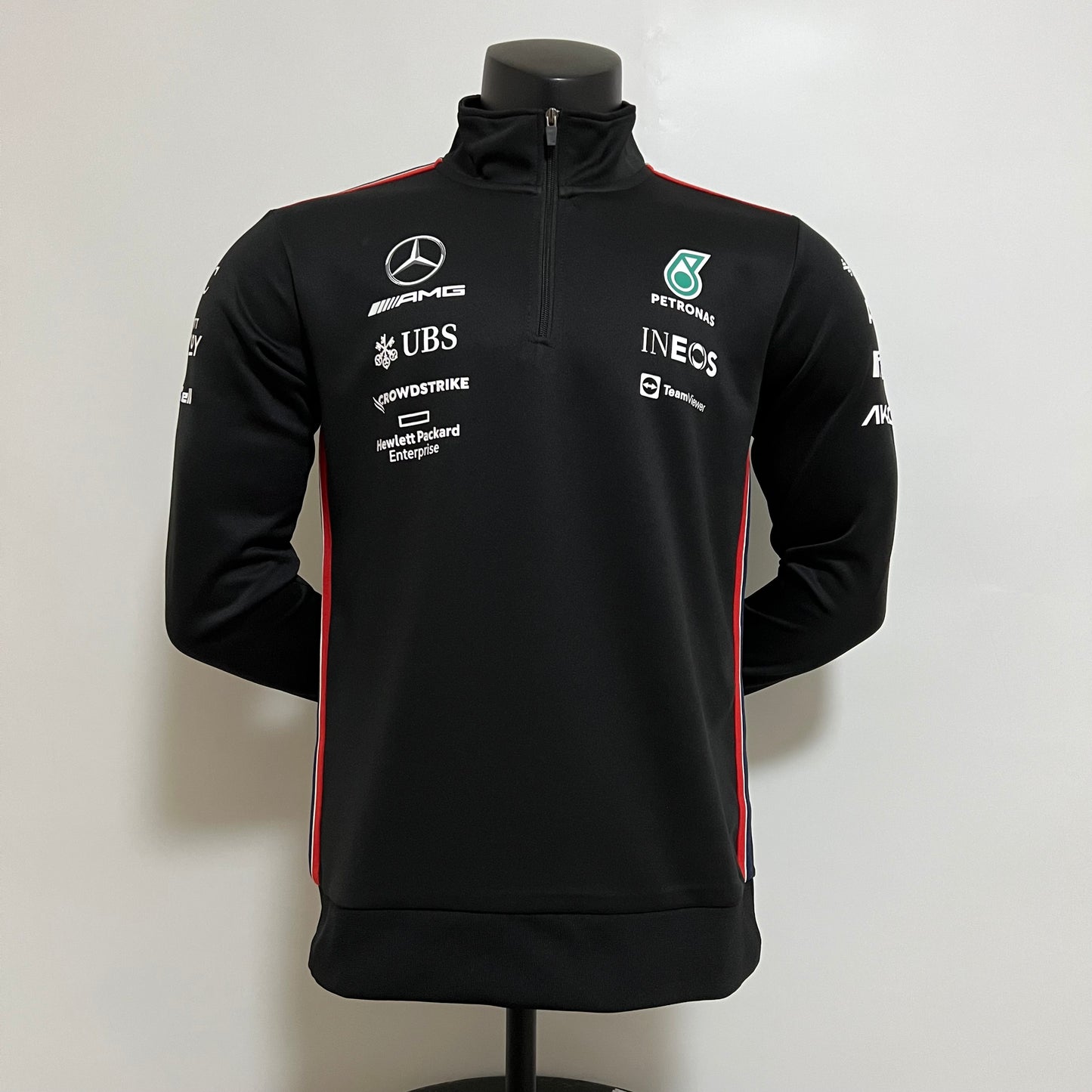 Mercedes F1 2024 Zipper – Player Fit | Black
