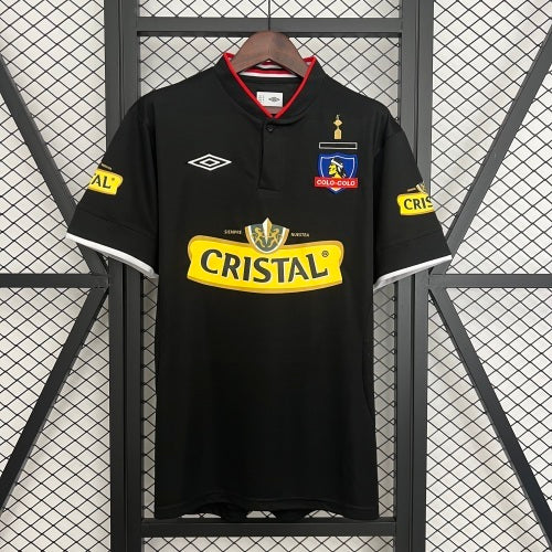 2010s Colo Colo Retro Football Shirt | Black Yellow Home