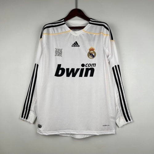2000s Real Madrid Retro Football Shirt | White Black Home