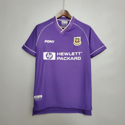 1990s Fiorentina Retro Football Shirt | Purple White Home