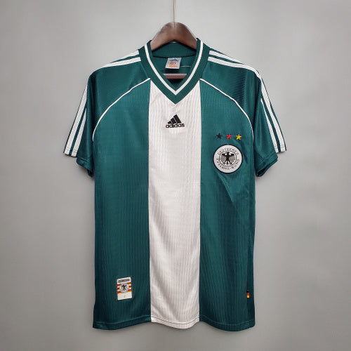 1990s Germany Retro Football Shirt | Green White Home