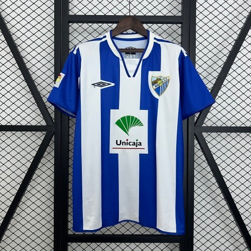 1990s Malaga Retro Football Shirt | Blue White Home