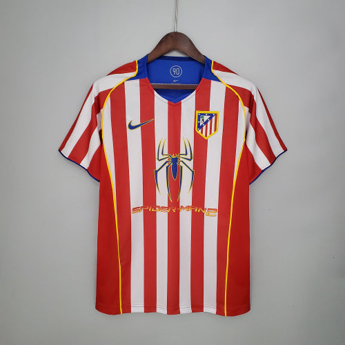 1990s Atletico Madrid Retro Football Shirt | Red White Home