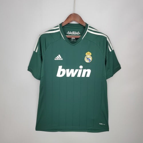 2010s Real Madrid Retro Football Shirt | Green White Home
