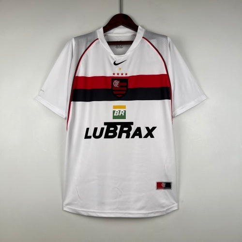 2000s Flamengo Retro Football Shirt | White Red Home