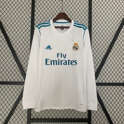 2010s Real Madrid Retro Football Shirt | White Teal Home