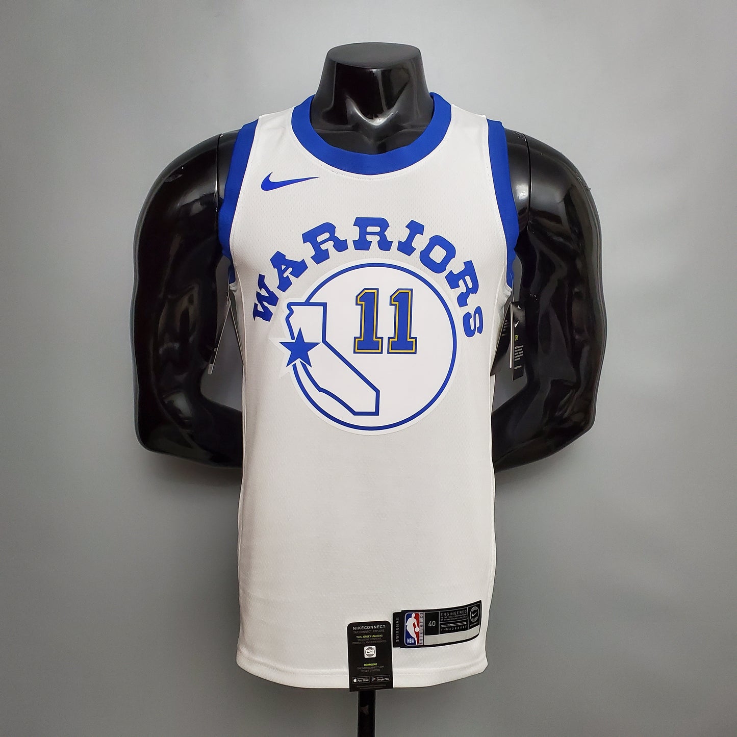 2020 Warriors Thompson #11 Retro Basketball Jersey