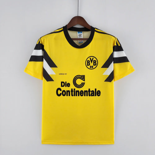 1990s Borussia Dortmund Retro Football Shirt | Yellow Black Home