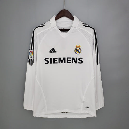 2000s Real Madrid Retro Football Shirt | White Black Home