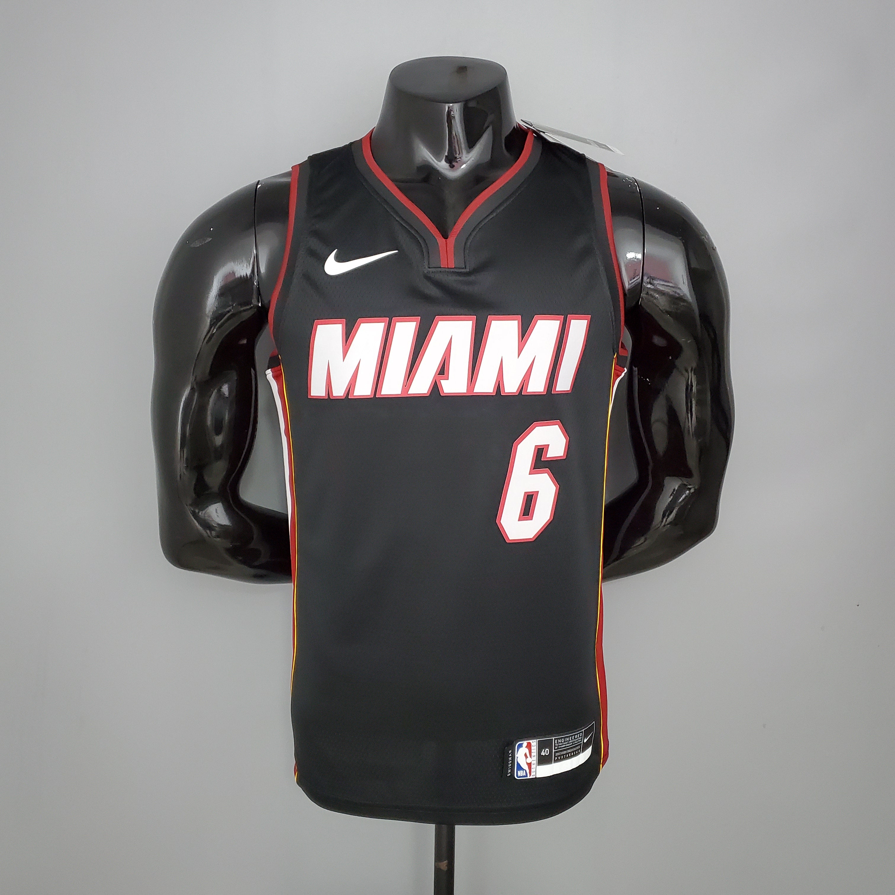 2023 Miami Heat James #6 Swingman Edition Jersey