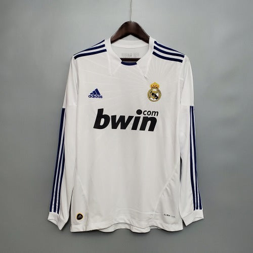 2000s Real Madrid Retro Football Shirt | White Blue Home