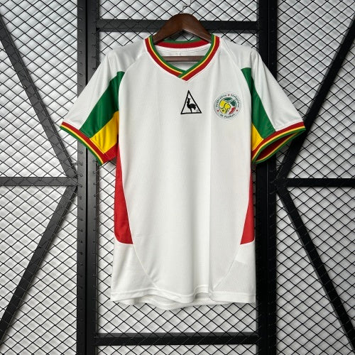 1990s Senegal Retro Football Shirt | White Green Home
