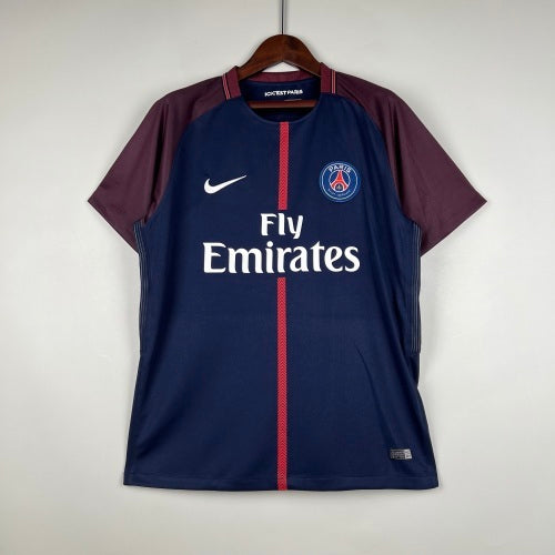 2020s Paris Saint-Germain Retro Football Shirt | Navy Burgundy Home