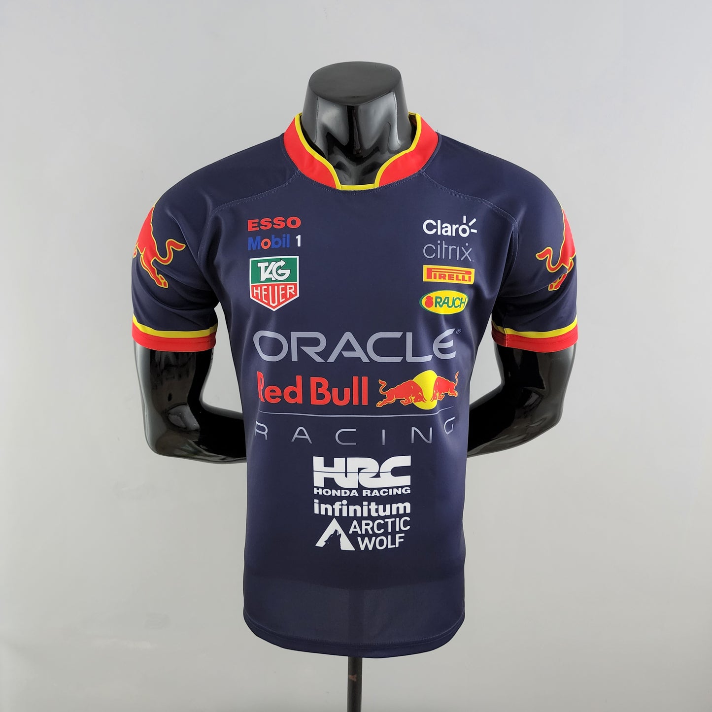 Red Bull Racing F1 2023 Player Fit T-Shirt Artic Wolf | Navy Blue