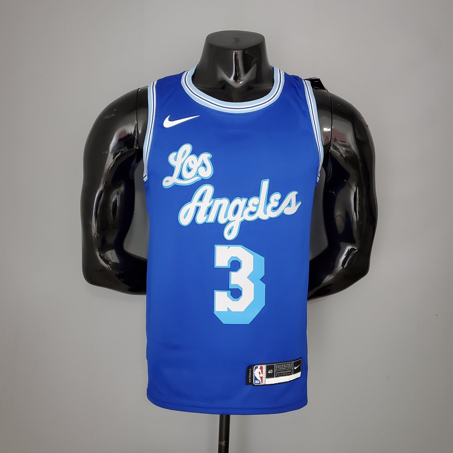 2021 Los Angeles Davis #3 Retro Basketball Jersey