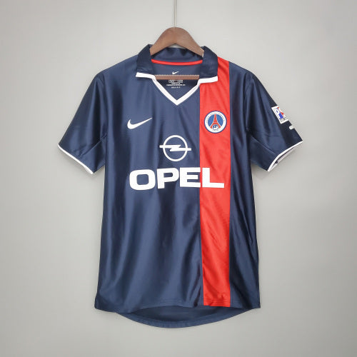 1990s Paris Saint-Germain Retro Football Shirt | Navy Red Home