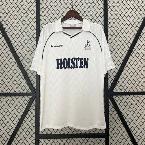 1990s Tottenham Hotspur Retro Football Shirt | White Navy Home