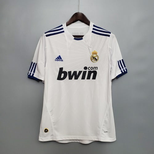 2010s Real Madrid Retro Football Shirt | White Navy Home