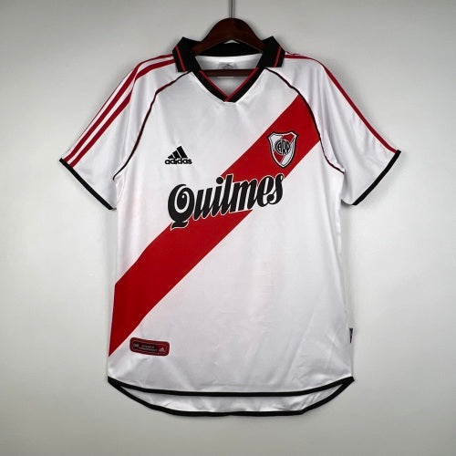 1990s River Plate Retro Football Shirt | White Red Home