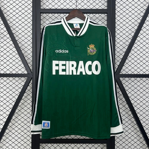 1990s Real Sociedad Retro Football Shirt | Green White Home