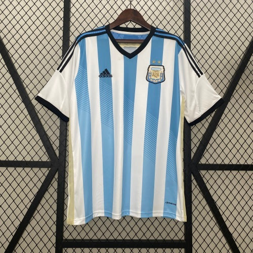 1990s Argentina Retro Football Shirt | Sky Blue White Home