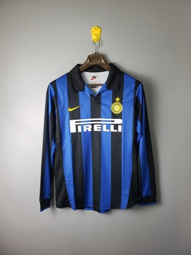 1990s Inter Milan Retro Football Shirt | Blue Black Home