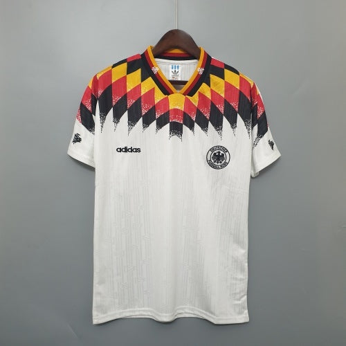 1990s Germany Retro Football Shirt | Yellow Black Home