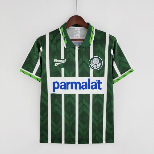 1990s Palmeiras Retro Football Shirt | Green White Home