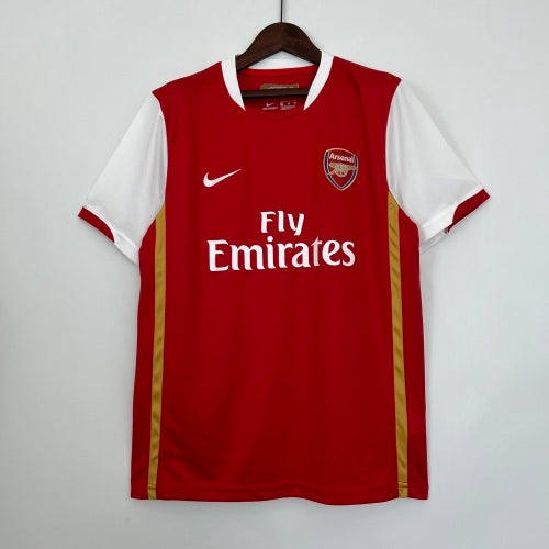 2010s Arsenal Retro Football Shirt | Red White Home