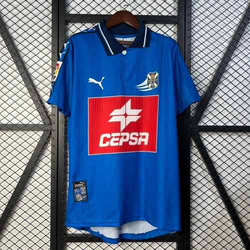 1990s CD Tenerife Retro Football Shirt | Blue White Home