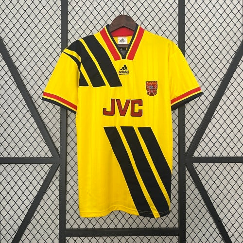 1990s Arsenal Retro Football Shirt | Yellow Black Home