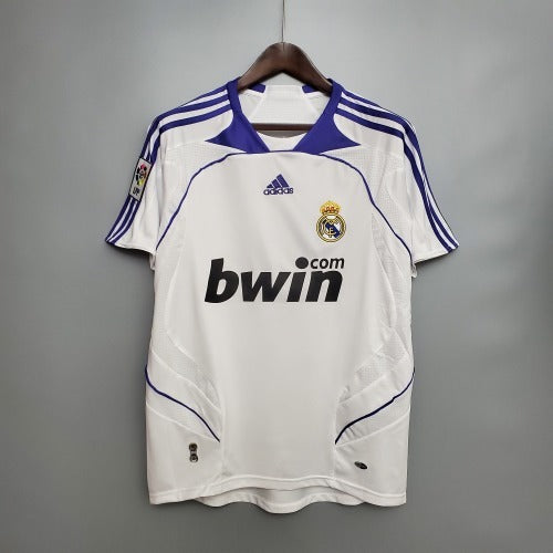 2010s Real Madrid Retro Football Shirt | White Purple Home