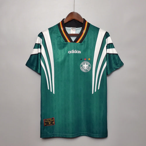 1990s Germany Retro Football Shirt | Green White Home