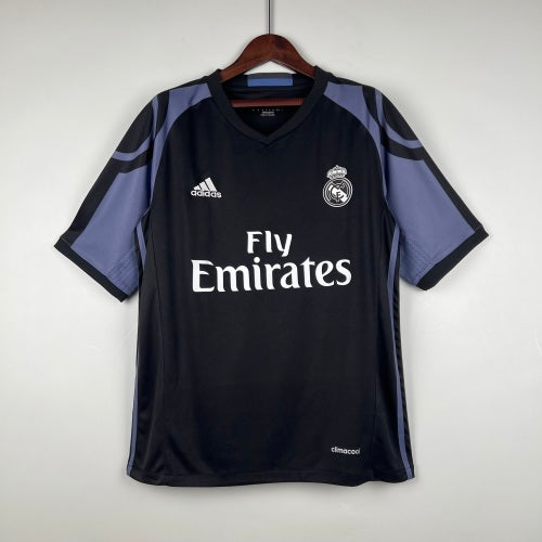 2010s Real Madrid Retro Football Shirt | Black Purple Home