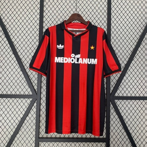 1990s AC Milan Retro Football Shirt | Red Black Home