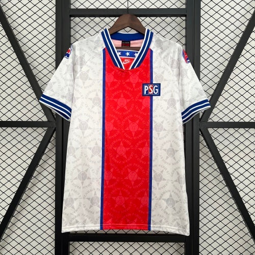 1990s Paris Saint-Germain Retro Football Shirt | White Red Home