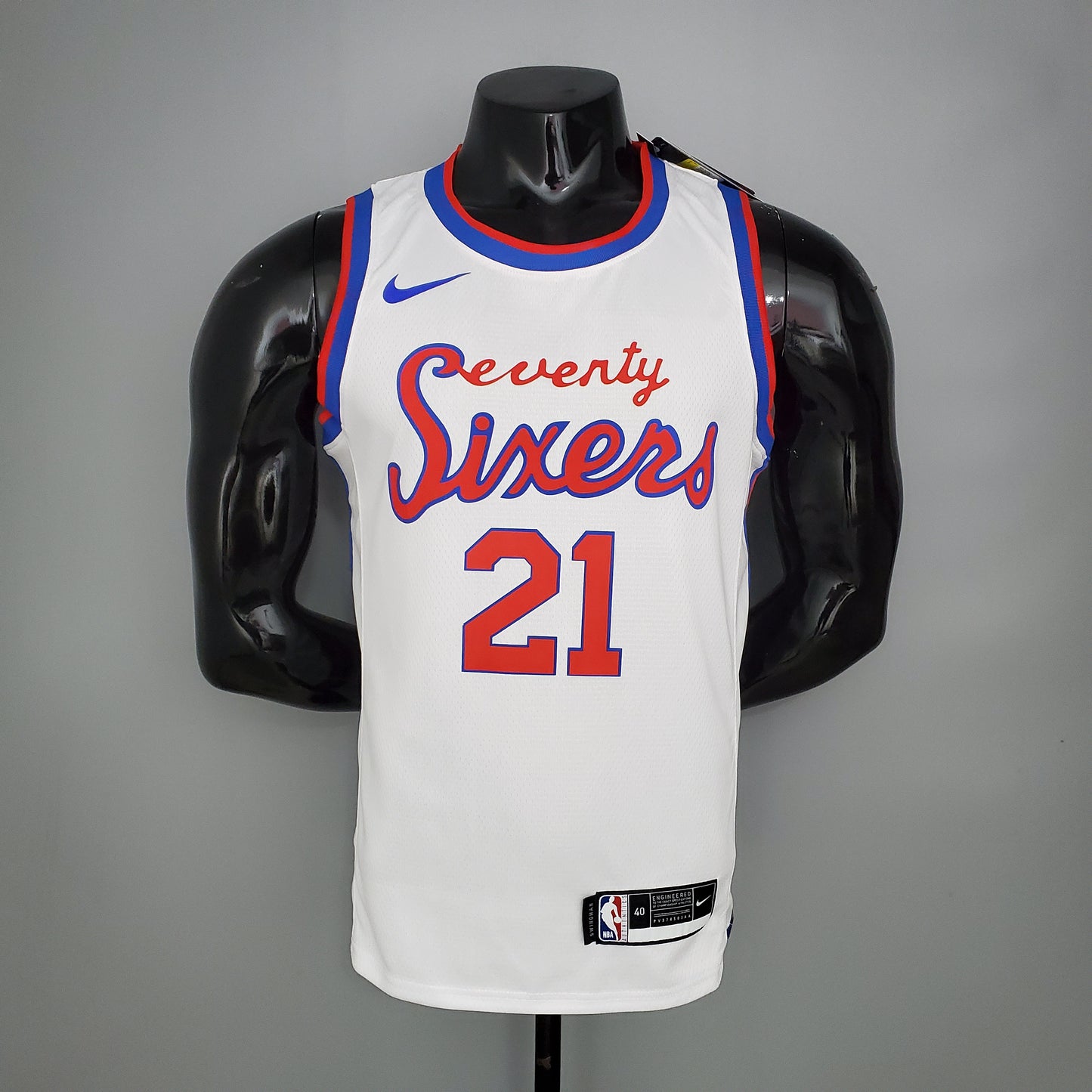 2020 Philadelphia Embiid #21 Retro Basketball Jersey