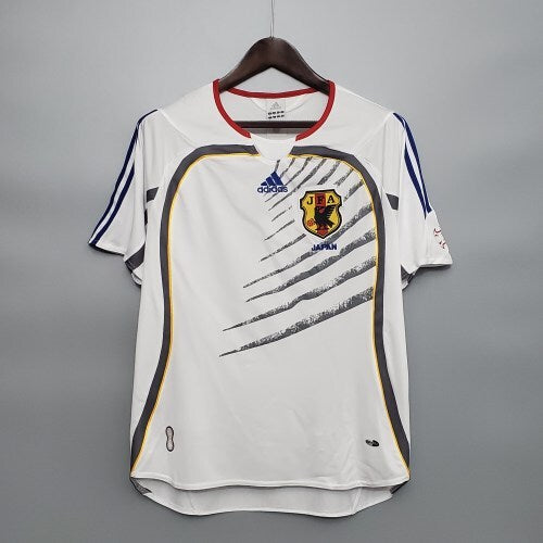 2000s Japan Retro Football Shirt | White Black Home