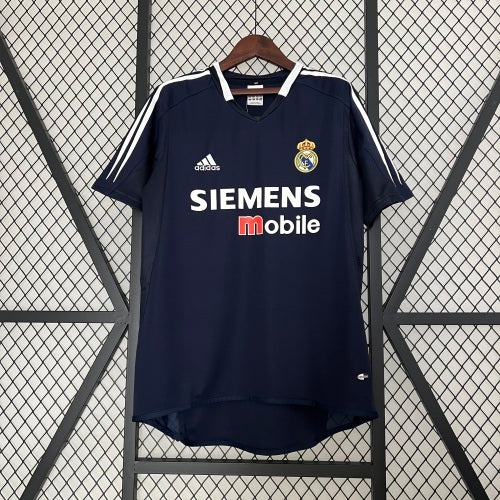 2000s Real Madrid Retro Football Shirt | Navy White Home