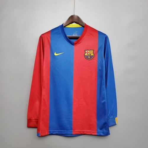 1990s Barcelona Retro Football Shirt | Blue Red Home