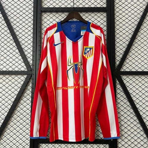 2000s Atletico Madrid Retro Football Shirt | Red White Home