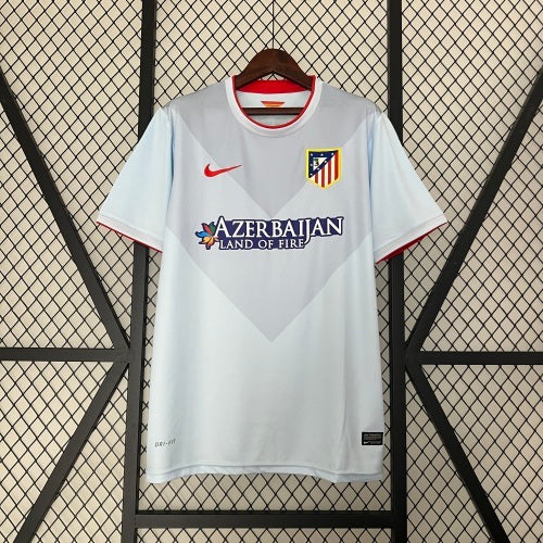 2010s Atletico Madrid Retro Football Shirt | Light Blue Red Home