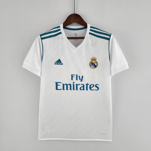 2010s Real Madrid Retro Football Shirt | White Blue Home