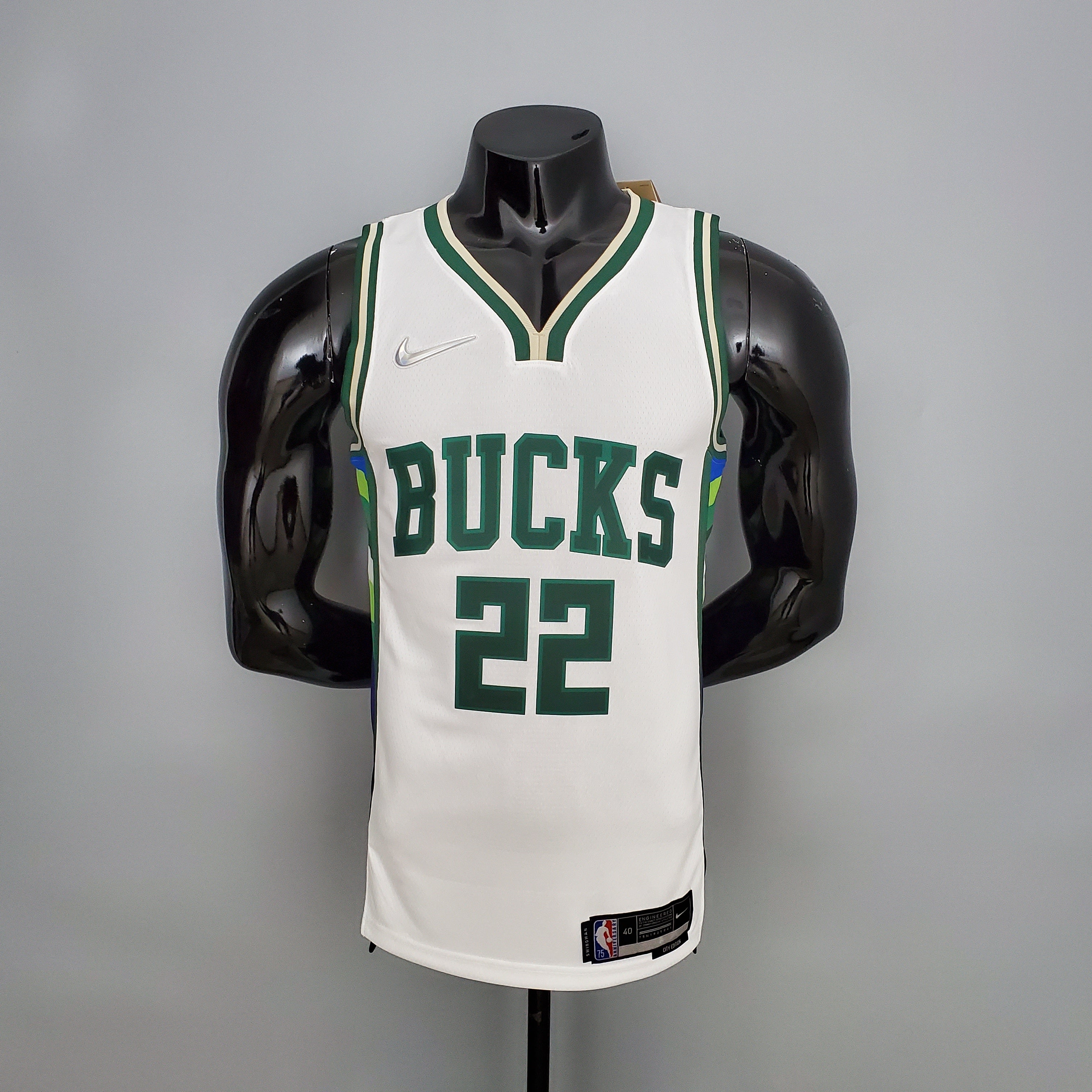 2023 Milwaukee Bucks Middleton #22 Swingman Edition Jersey