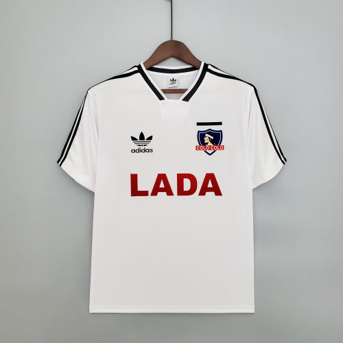 1990s Colo-Colo Retro Football Shirt | White Black Home