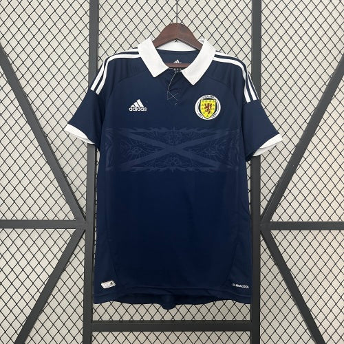 2000s Scotland Retro Football Shirt | Navy White Home