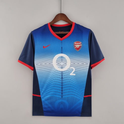 2000s Arsenal Retro Football Shirt | Blue Red Home