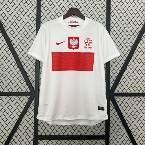 2020s Poland Retro Football Shirt | White Red Home