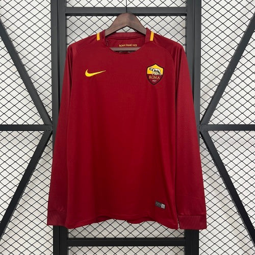 2010s AS Roma Retro Football Shirt | Red Yellow Home