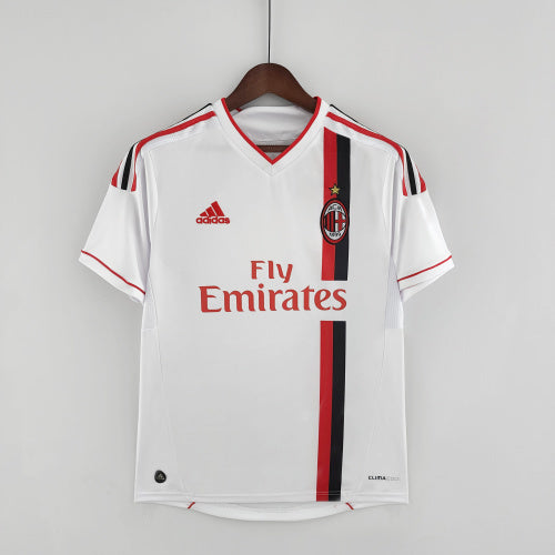 2010s AC Milan Retro Football Shirt | White Black Home